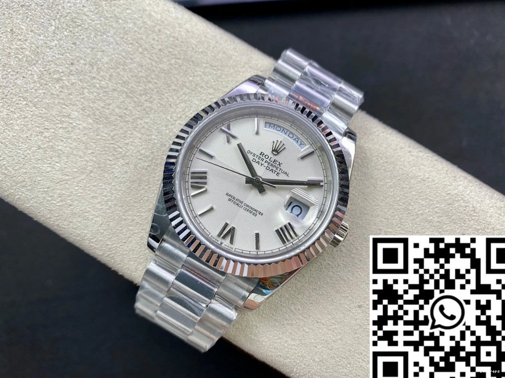 Rolex EW Factory Silver Date Dial Day 228239-83419 0123